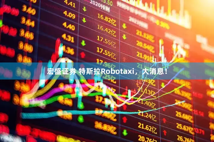 宏盛证券 特斯拉Robotaxi，大消息！