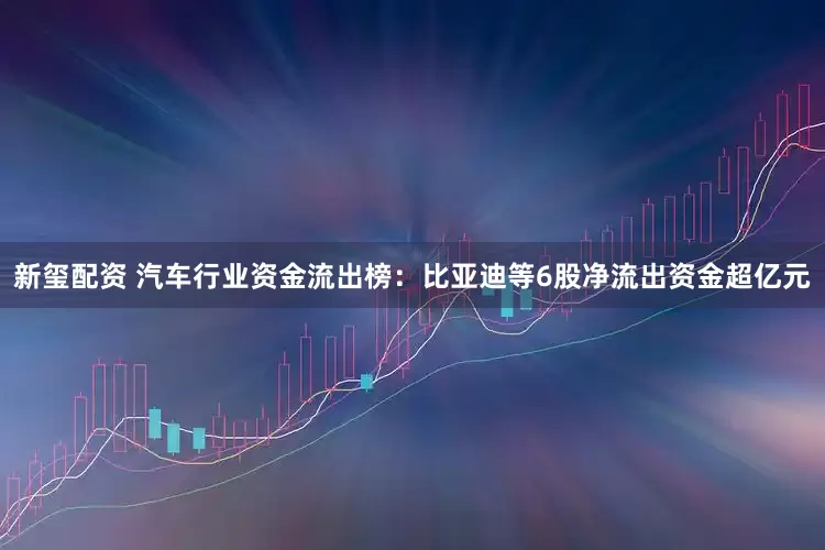 新玺配资 汽车行业资金流出榜：比亚迪等6股净流出资金超亿元